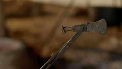 [narrator] But to make their tools
and weapons they needed their supplies. - Ancient Armageddon