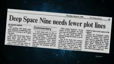(Narrator) But so she
wouldn't be completely sexless, - The Center Seat: 55 Years of Star Trek