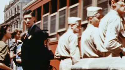 Narrator:
BY THE SUMMER OF 1942, - The Pacific War in Color