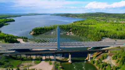 NARRATOR: Catastrophe slices
the Trans-Canada Highway in two. - Engineering Catastrophes