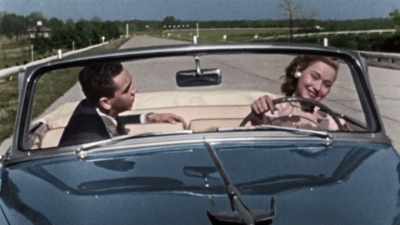 Narrator:
CHEVY'S BEL AIR CONVERTIBLE - America in Color