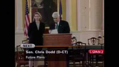 Narrator: Chris Dodd was
the senator from Connecticut, - The Crime of the Century