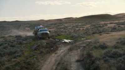 Narrator: CLAYTON'S ABOUT
HALFWAY TO A PAVED ROAD, - Dino Hunters