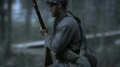 Narrator: Confederate private
Robert Moore continues to fight - Blood and Fury: America's Civil War