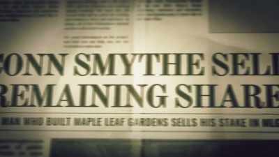 [narrator] Conn Smythe,
in protest, - Offside: The Harold Ballard Story