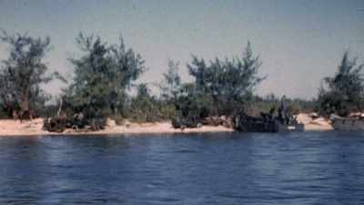 Narrator: D-DAY ON
SAIPAN IS A ROUGH START, - The Pacific War in Color