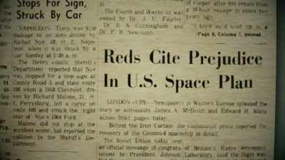 Narrator: Dwight's rejection
gives the soviet union - Black in Space: Breaking the Color Barrier