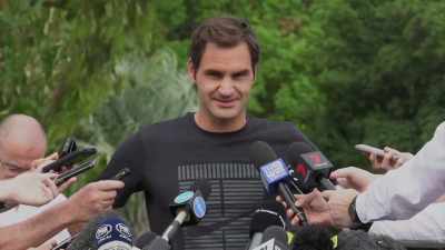 - [Narrator] Federer
underwent three knee surgeries - Roger Federer: A Champions Journey