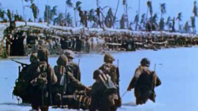 NARRATOR: Ferocious conflicts
will shape the course of the war - The Pacific War in Color