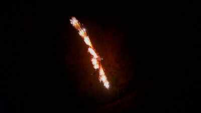 NARRATOR: Fireworks dance
across the night sky, - Europe From Above