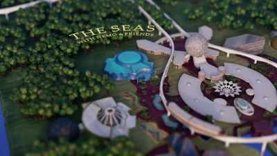 NARRATOR: Five miles away at Epcot, - Magic of Disney's Animal Kingdom