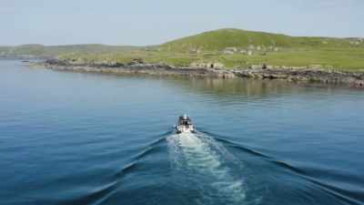[narrator] Five miles out
in the Atlantic Ocean, - Mysteries of the Abandoned