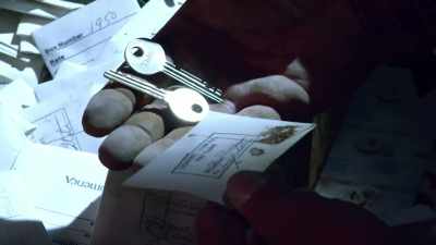 NARRATOR:  For Kevin,
the discovery of envelopes - The Curse of Civil War Gold