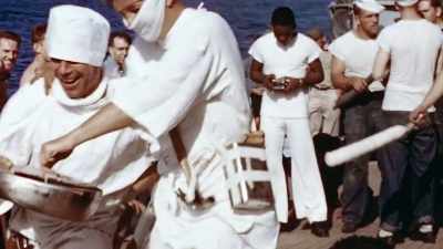 NARRATOR: For now
it's all fun and games, - The Pacific War in Color