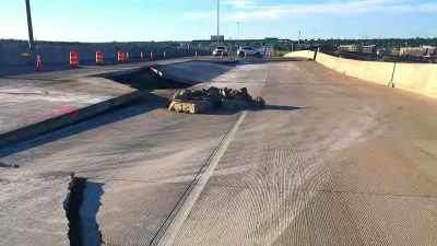 [narrator] For safety,
the road was
quickly shut down. - Engineering Catastrophes