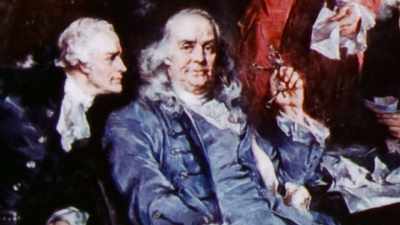 Narrator: Franklin's motion
was approved. - Benjamin Franklin