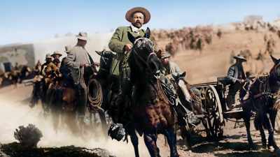 NARRATOR:
General Francisco "Pancho" Villa
was the commander - Beyond Oak Island