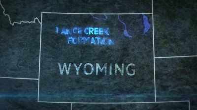 Narrator: HERE IN WYOMING,
THE DEPOSIT IS CALLED - Dino Hunters