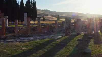 [narrator] Hierapolis
continued to thrive
under Christian belief, - Mysteries of the Abandoned
