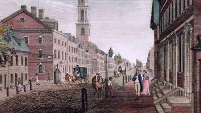 Narrator: "I was dirty from
my journey," Franklin wrote, - Benjamin Franklin