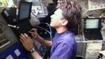 Narrator: IN 1996, A ROUTINE
EXPERIMENT ON SPACE SHUTTLE COLUMBIA - Strange Evidence