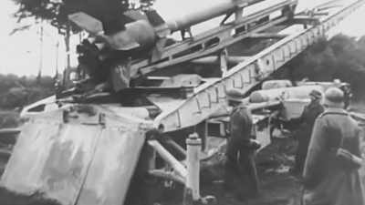 Narrator: It is the only
long-range ballistic missile - Secret Nazi Ruins