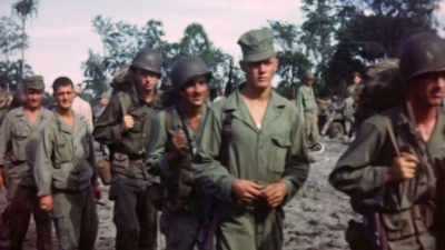 Narrator: IT'S A CRIPPLING
MANPOWER PROBLEM. - The Pacific War in Color