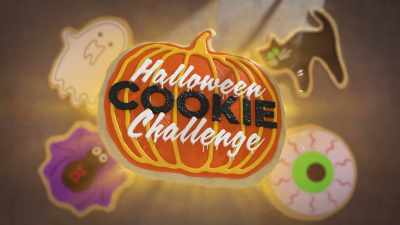 [narrator] It's the Halloween
Cookie Challenge. - Halloween Cookie Challenge