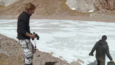 NARRATOR: James,
the team's field assistant, - Ghost of the Mountains