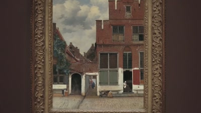 NARRATOR: Journey back in time
to 1658. - Vermeer: The Greatest Exhibition
