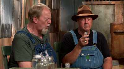 [narrator] judged by three
  legendary moonshiners - Moonshiners: Master Distiller
