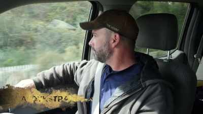 NARRATOR:  ...Kevin Dykstra  and his team arrive at the site - The Curse of Civil War Gold