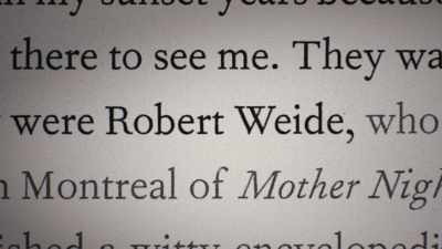 [narrator]
“They were Robert Weide, - Kurt Vonnegut: Unstuck in Time