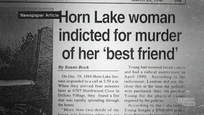  Narrator: Linda leedom
 is officially charged - Mastermind of Murder