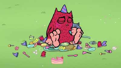 - [Narrator] Love Monster didn't
realize cleaning the green - Love Monster