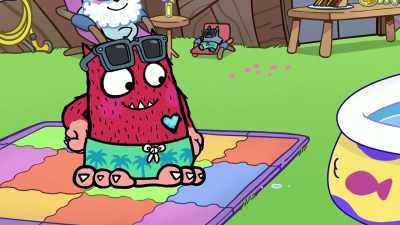 - [Narrator] Love Monster
thinks such a tiny hole - Love Monster