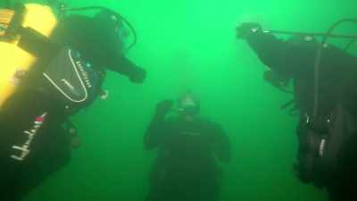 NARRATOR:  Luckily,
today's dive went smoothly - The Curse of Civil War Gold