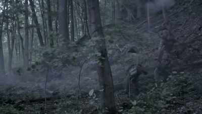 Narrator: Oates flees
with the shattered remains - Blood and Fury: America's Civil War