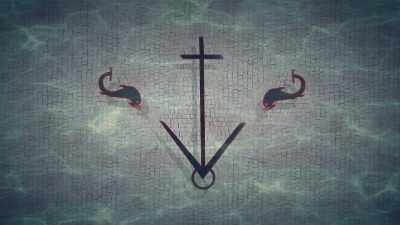- [Narrator] Perhaps this
explains why the fish and anchor, - Creating Christ