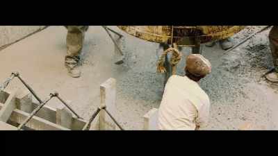 ‐ [Narrator] Pouring this
much concrete can result - The Titans That Built America