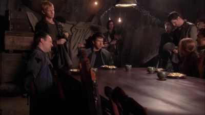 Narrator: Previously,
on Stargate Atlantis. - Stargate Atlantis