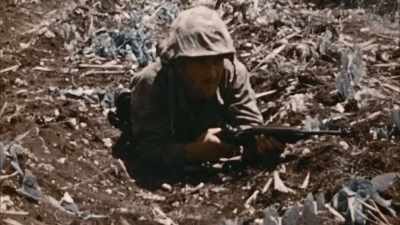 Narrator: RALPH SMITH
ORDERS THE 27TH TO GET GOING. - The Pacific War in Color