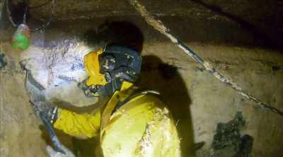 [narrator] Rick shoveled
nearly 70 pounds - Sewer Divers
