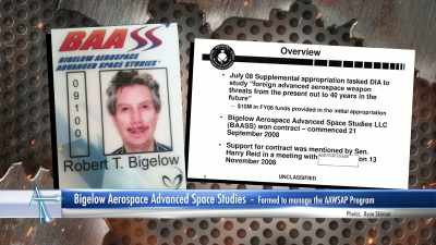- [Narrator] Robert Bigelow went on to form - Accidental Truth: UFO Revelations
