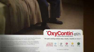 Narrator: Sackler launched
OxyContin with one - The Crime of the Century