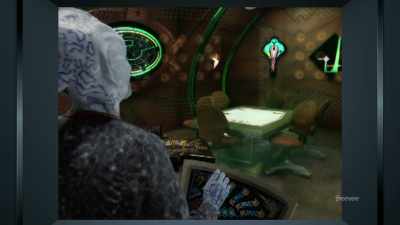 (Narrator) Slyly jumping
26 years into the future. - The Center Seat: 55 Years of Star Trek