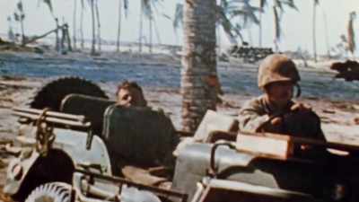 NARRATOR: So far 1,500 Americans
are dead, missing or wounded. - The Pacific War in Color