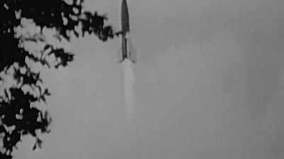 Narrator:
Some 5,000 v-2s were produced, - Secret Nazi Ruins