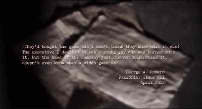 [Narrator speaking] - George A. Romero's Resident Evil