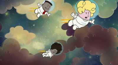 [narrator]
Talk about an epic space adventure. - The Epic Tales of Captain Underpants in Space